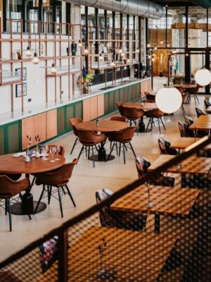 Afbeelding van het restaurant bij de Timmerfabriek