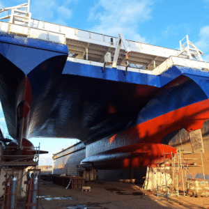 ferry dok ferry in het dok