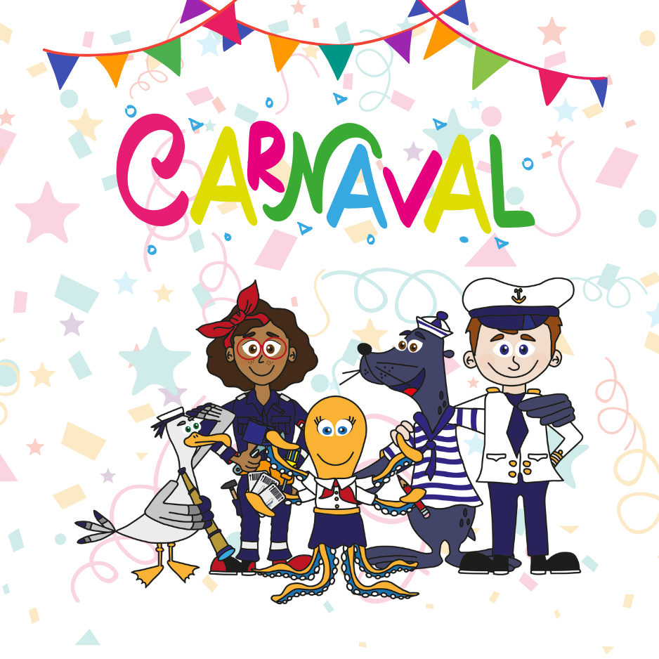 carnavalsactie aan boord